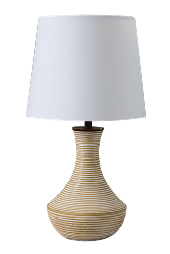 JY0048 14"H POLYRESIN TABLE LAMP