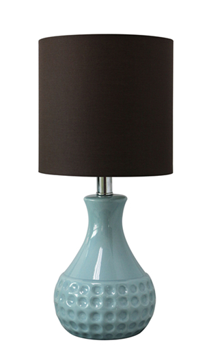 JY0086 18.25"H GLAZED CERAMIC TABLE LAMP
