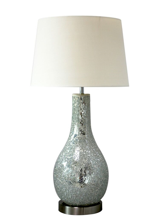 JY0126 23"H Glass mosaic table lamp